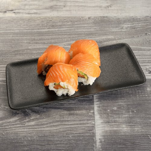 Rainbow Salmon Rolls